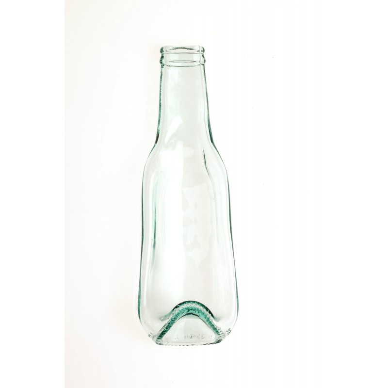 clear beer bottle plate