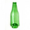 small green beer bottle plate