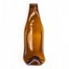 amber beer bottle plate